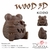 Quebra cabeça 3d kodo decoração ornamento enfeite