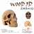 Quebra cabeças 3D CRANIO Busto MDF 3mm NATURAL - Darama