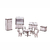 Kit Casinha Bonecas Polly Mirian + 21 Moveis E+b Darama - loja online