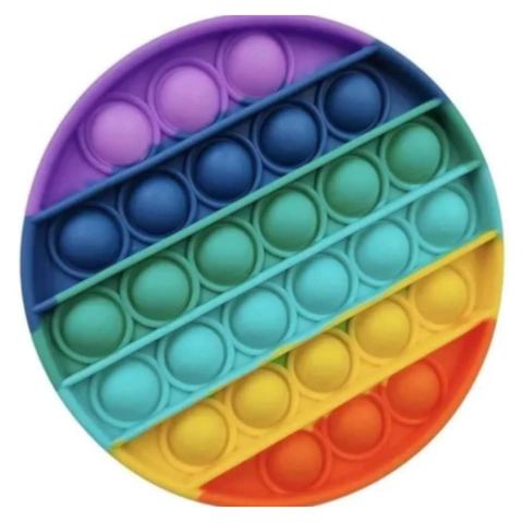 BRINQUEDO Popit REDONDO POP it Autismo Antistress fidget