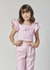 Conjunto Calça Alfaiataria e Cropped Laço Luluzinha - Caramello Moda Infantil e Adolescente
