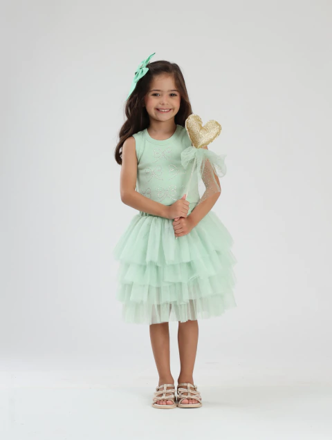 Conjunto Saia em Tule e Regata com Strass Luluzinha - comprar online