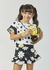 Conjunto Short Flores e Cropped Poa Mylu - Caramello Moda Infantil e Adolescente