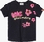 Blusa MC Estampa Flores Neon Momi