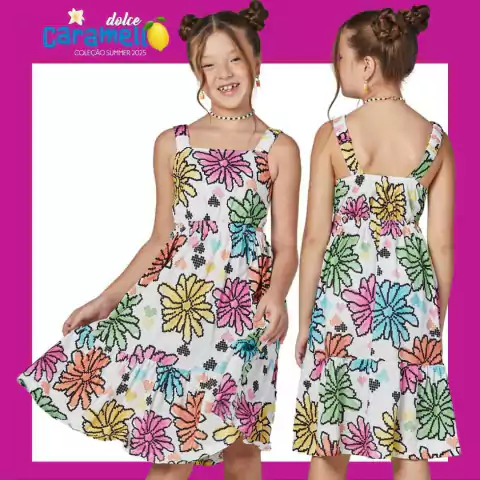 Vestido Midi Estampado Mylu