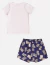 Conjunto Short Saia Estampa Laçoes e Blusa Laço Momi na internet