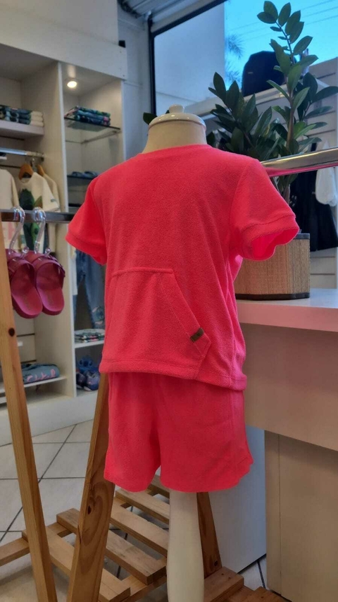 Conjunto Short e Blusa Bolso Canguru - comprar online