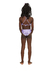 Biquini Cropped Tamires Foil Prata Siri Kids - comprar online