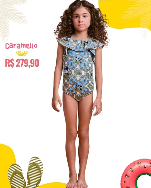 Maiô Paisley da Minnie com Babados - comprar online