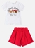 Conjunto Short Moletom e Blusa Mangas Curtas Friends Momi na internet