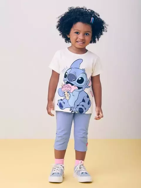 Conjunto com Strass do Stitch e Angel - comprar online