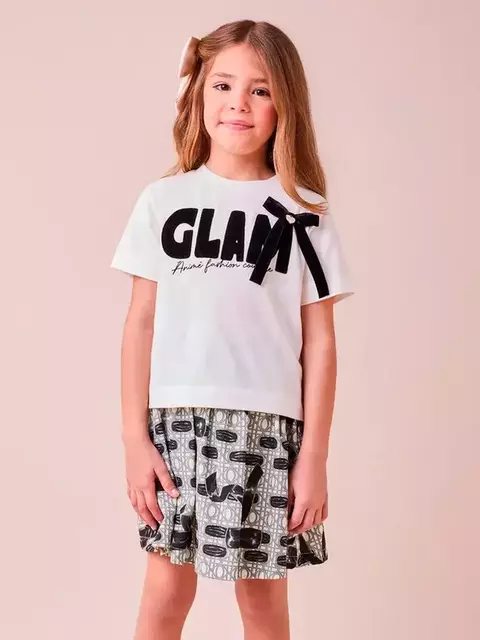 Conjunto Saia Laço e Blusa Animê - comprar online