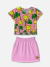 Conjunto short Rosa e Blusa com Poas na internet
