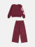 Conjunto Calça e Casaco Flores com Joaninha Bimbi﻿ - Caramello Moda Infantil para Meninas