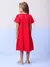 Vestido Laço com Strass Momi - Caramello Moda Infantil e Adolescente
