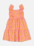 Vestido Estampa Laranjas com Babado Momi na internet