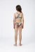 Biquini Cropped Rose Est Caju Siri Kids - comprar online