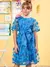 Vestido de Tule com Glitter e Flores 3D Animê