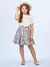Conjunto Saia Floral e Blusa Gelato com Laço Animê - loja online