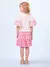 Conjunto Saia Bordada e Blusa Mangas Bordadas Animê - Caramello Moda Infantil e Adolescente