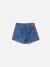 Shorts Jeans Plissado Animê na internet