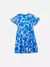 Vestido Azul de Corações - Caramello Moda Infantil para Meninas