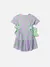 Vestido Glam com Listras e Maxi Laços - Caramello Moda Infantil para Meninas