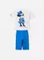 Conjunto Azul da Minnie Mouse com Strass - Caramello Moda Infantil para Meninas