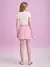 Shorts Saia Xadrez Iam - Caramello Moda Infantil e Adolescente