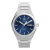 Relógio Q Timex Continental Day Date Tw2y25100 Azul Marinho Prateado Prateado Azul - comprar online