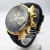 Relógio Seiko Cronógrafo Masculino Ssb446b1 P1px Correia Preto Bisel Dourado Fundo Preto - Relojoaria Helen
