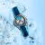 Imagem do Relógio Bulova Marine Star Miami 96B460 Original - Couro E Silicone Azul-celeste Prateado Azul-celeste