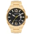 Relógio Orient Masculino Mgss1159 P2kx Dourado Analogico Cor Do Fundo Preto - comprar online