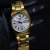 Imagem do Relógio De Pulso Seiko Snkl58b1-b3kx Cor Da Correia Dourado Cor Do Bisel Dourado Cor Do Fundo Prata
