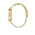 Relógio GUESS feminino dourado quadrado esteira GW0354L2 - Relojoaria Helen