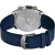 Relógio Masculino Timex Q Chronograph Aço Couro Tw2y36100 Azul-escuro Azul-escuro Azul-escuro Azul-marinho Azul-marinho - loja online