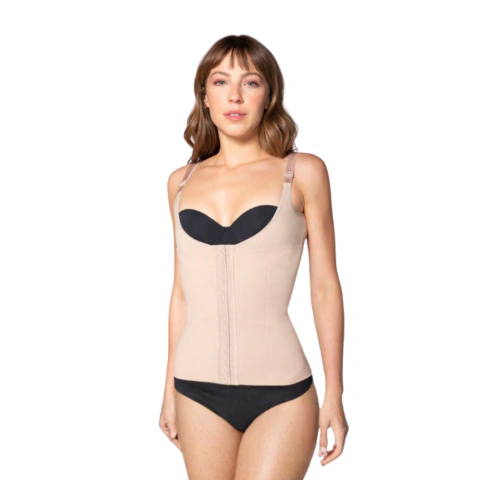 Faja Lupo Microfibra Modeladora Bajo Busto Apta Post Operatoria