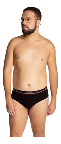 Slip Algodón Lupo Modelo 554-02 Talles Grandes Hasta Xxxl