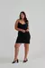 Vestido Lurex Coctel - Negro - comprar online