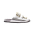 Birken Couro Metalizado Fivela