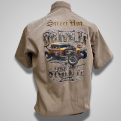 Camisa Caqui Carro Estonado - comprar online