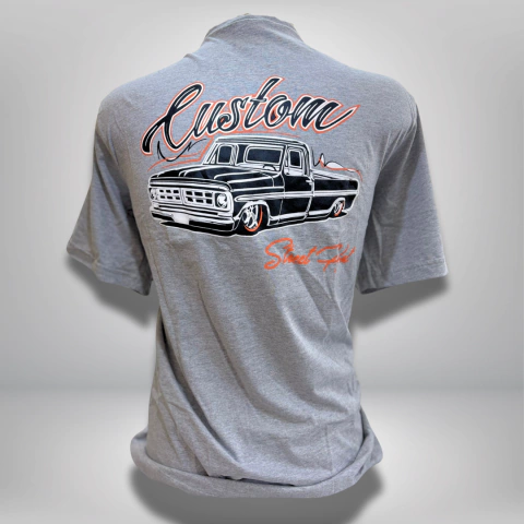 Camiseta Cinza Mescla Claro Picape - comprar online