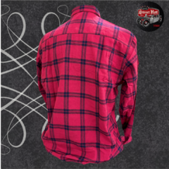 Camisa Xadrez - Vermelho e Preto - comprar online