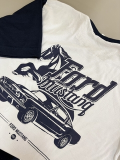 Camiseta Branca Ford Mustang - Street Hot