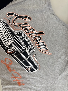 Camiseta Cinza Mescla Claro Picape - Street Hot