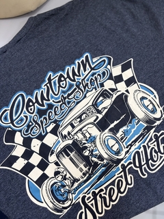 Camiseta Cinza Mescla Escuro Cowtown - Street Hot