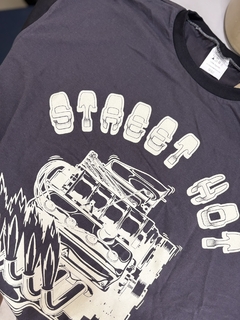 Camiseta Cinza Chumbo Motor - Street Hot