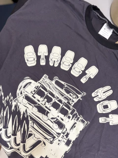 Camiseta Cinza Chumbo Motor - Street Hot
