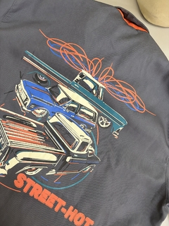 Camisa Cinza com faixa laranja Chevrolet - Street Hot