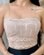 Ref 0434 - Cropped em Renda Feminino - Top Faixa - Com bojo na internet
